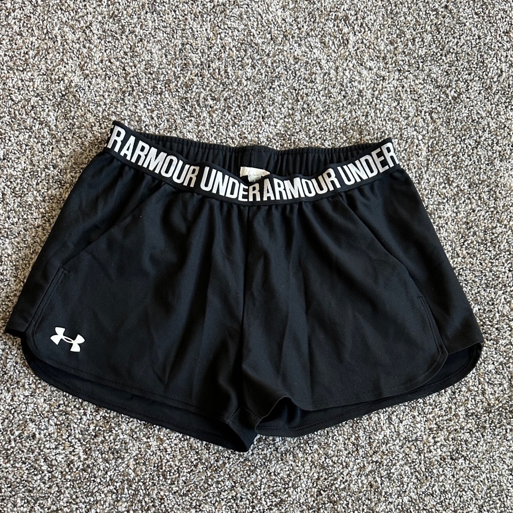 Under Armour Women's Black Athletic Shorts